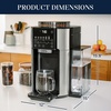 image:imageDeLonghi TrueBrew Drip Coffee Maker 8 to 24 oz BuiltIn GrinderTrue Brew