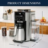 image:imageDeLonghi TrueBrew Drip Coffee Maker 8 to 24 oz BuiltIn GrinderTrue Brew with Carafe